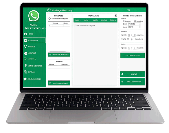 Notebook com Whatsapp Marketing